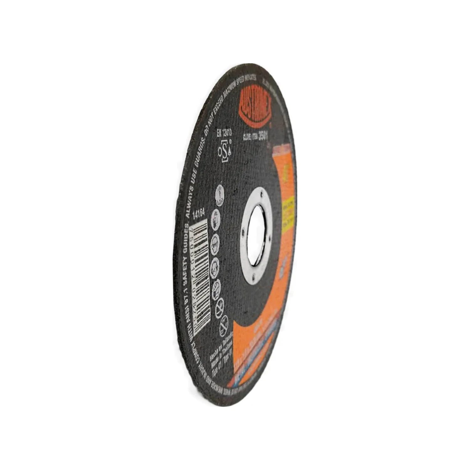 Disco abrasivo de corte Austromex 3501 de 4 1/2" para cortar acero inoxidable