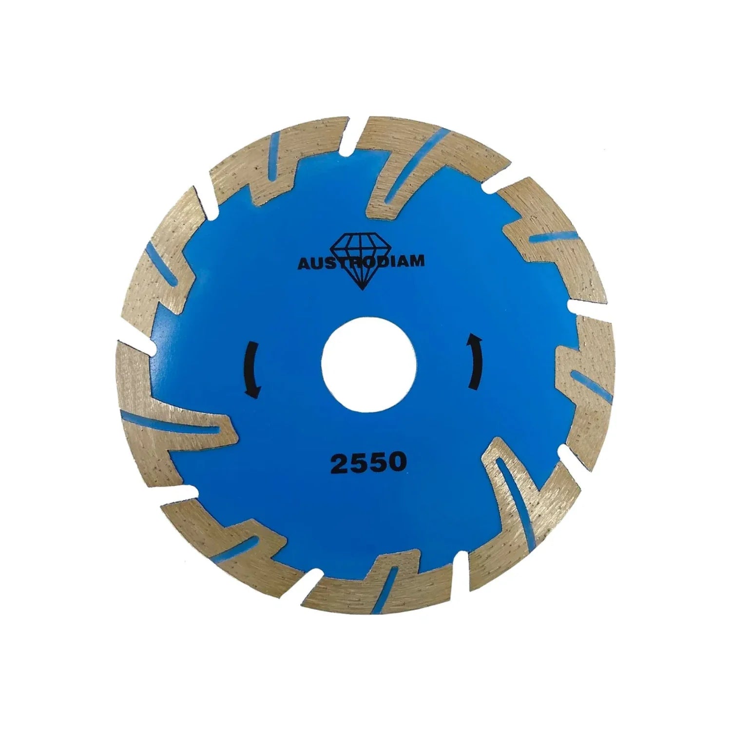 Disco de diamante segmentado.,Corte de materiales de construcción en general.,Diámetro: 4 1/2"(114 mm).,Eje: 7/8"(22.23 mm).,Espesor: 2.2 mm,Velocidad 13300 RPM,Segmentado tipo samurái.,Ideal para corte en concreto, ladrillo, mármol y otras piedras naturales, expecto granito y cantera.,Utilice una fuerza moderada ya que el exceso de presión daña los diamantes.,Usar guantes y lentes de protección al momento de su uso.