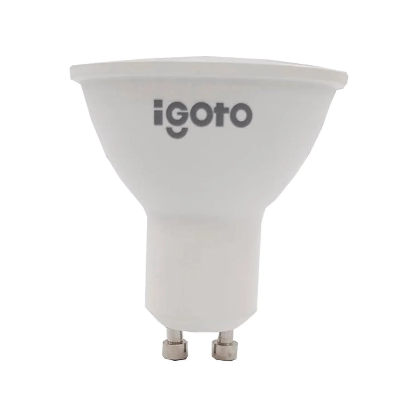 Foco reflector LED blanco Igoto GU10 5W de luz fría