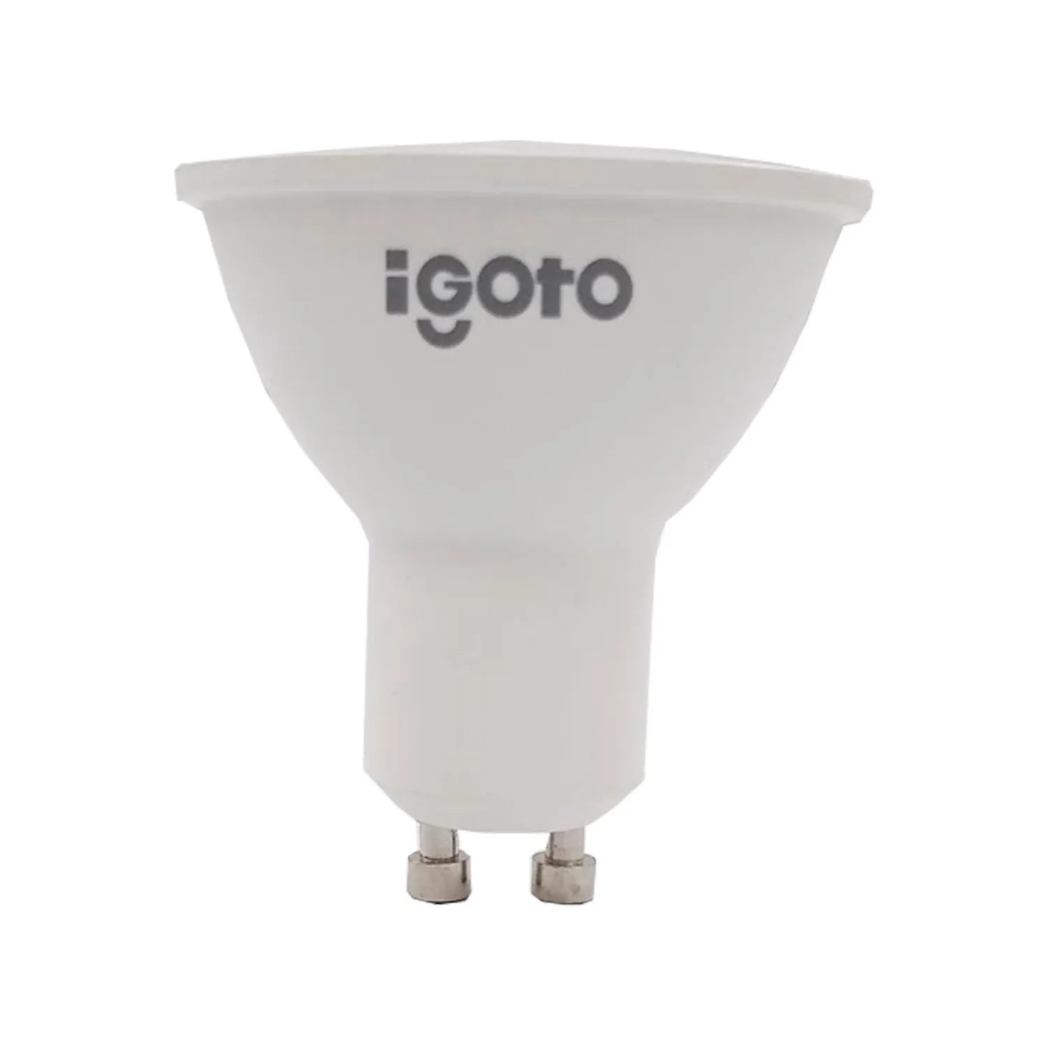 Foco reflector LED blanco Igoto GU10 5W de luz fría