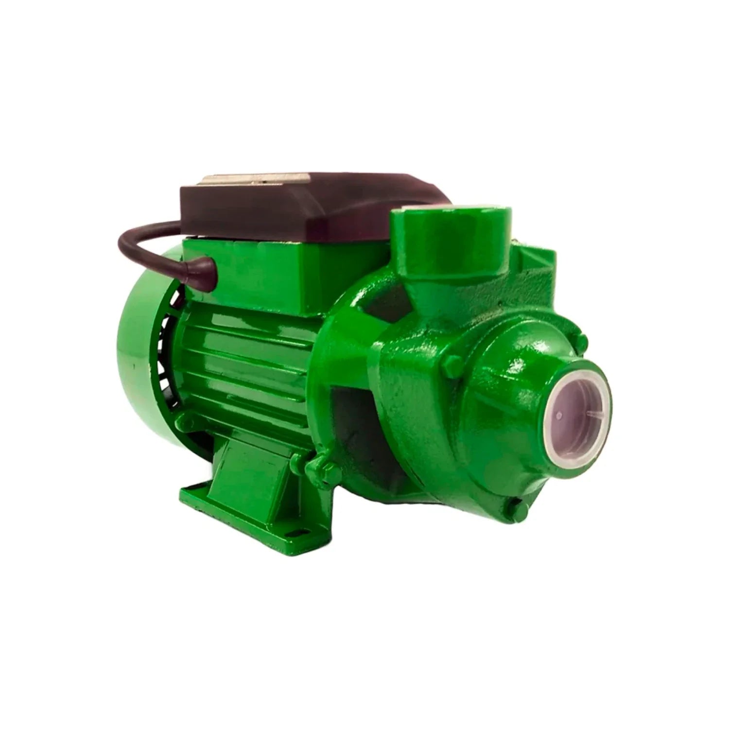 Bomba periférica.,Potencia 1/2 HP,Caudal máximo: 32 litros por minuto.,Altura: 24 metros.,Succión: 1",Salida: 1",Voltaje: 127 V- 60 Hz,Impulsor de bronce.,Mayor durabilidad y flujo constante.,Embobinado con protección térmica.