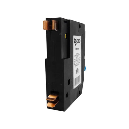 Breaker Igoto negro 40 amperios, interruptor termomagnético de protección eléctrica
