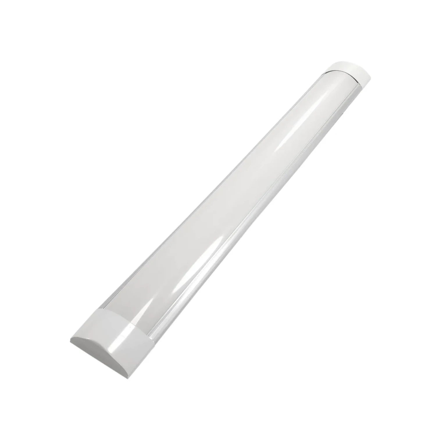 Lámpara LED lineal 60cm 20W blanca para gabinete o sobreponer, iluminación eficiente