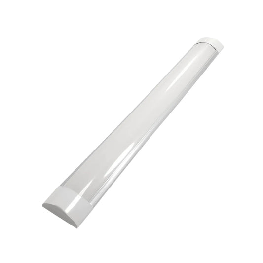 Lámpara LED lineal 60cm 20W blanca para gabinete o sobreponer, iluminación eficiente