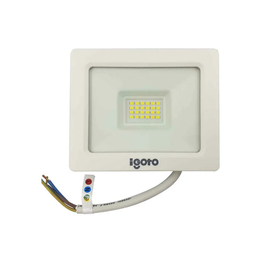 Reflector LED Igoto 20W blanco luz fría, IP65 para exterior