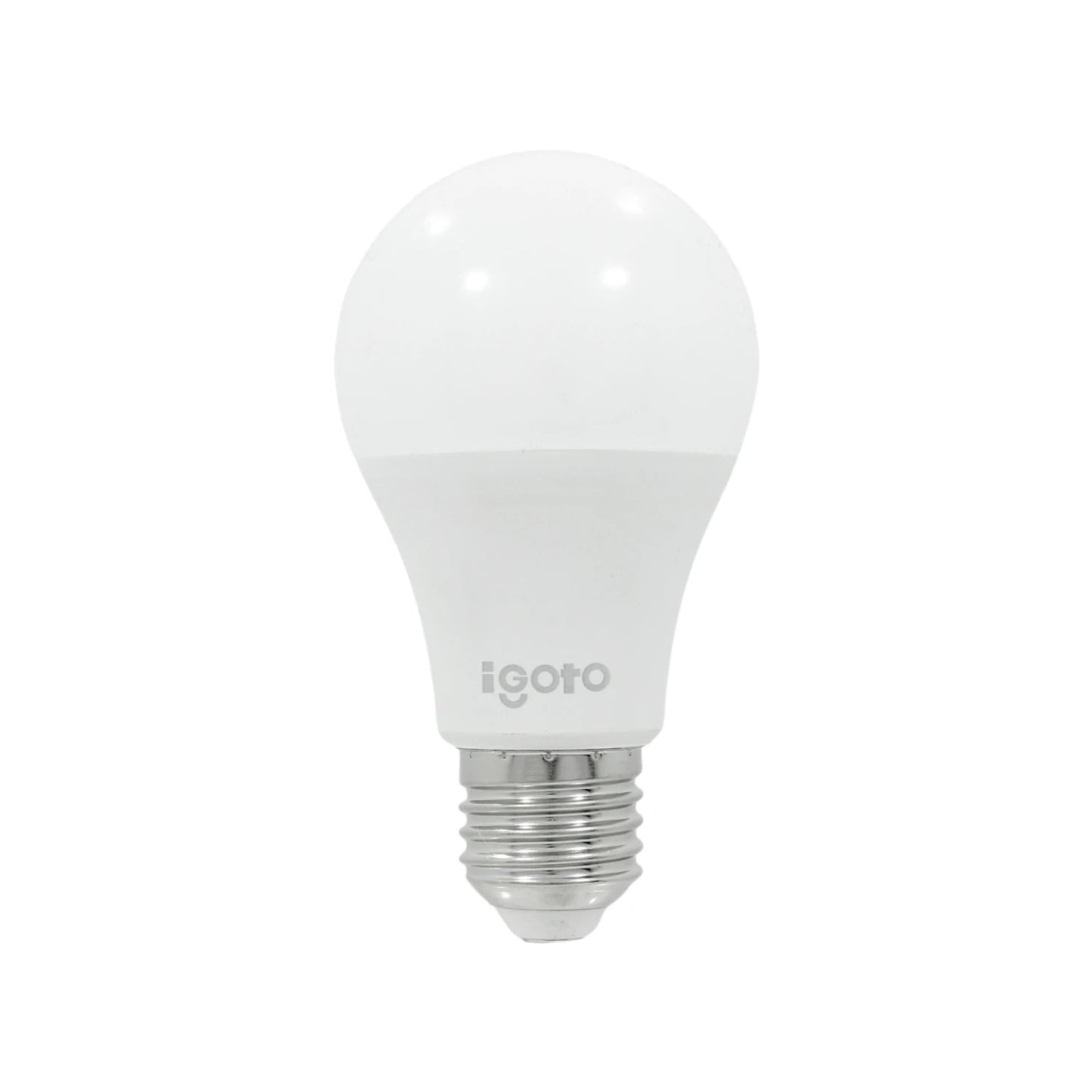 Foco LED Igoto 12W luz cálida, bombilla blanca estándar con base E27