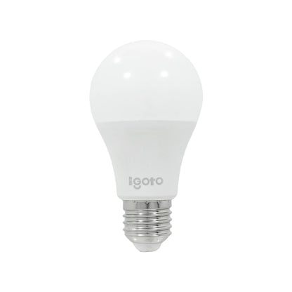 Foco LED Igoto 12W luz cálida, bombilla blanca estándar con base E27