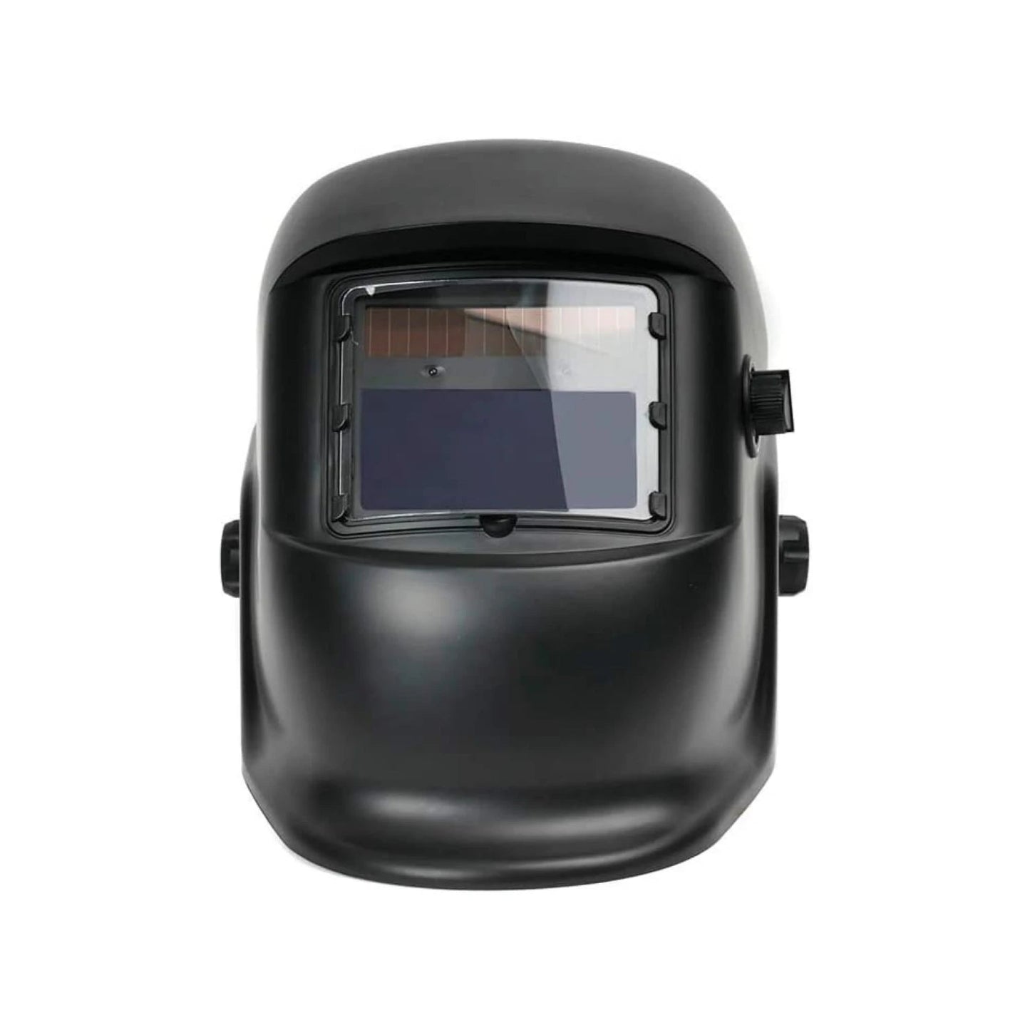Careta de soldar automática negra, lente de auto-oscurecimiento, equipo de protección y seguridad.