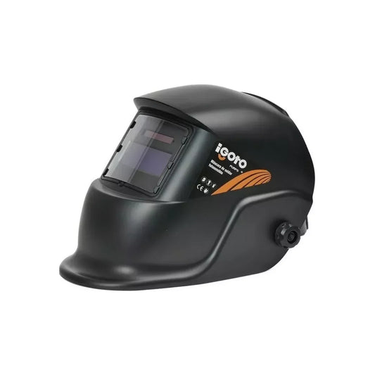 Careta electrónica para soldar CRT01 Igoto.,Encendido y apagado electronico.,Oscurecimiento automatico.,Mejor visibilidad al soldar.,DIN 11 sombras.,Velocidad de retardo 0.2 -1.0,Se recarga al soldar y vía USB 