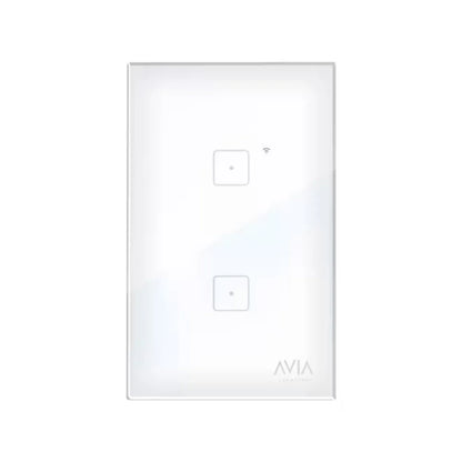 Placa 2 apagadores blanca smart wifi Igoto SH1102