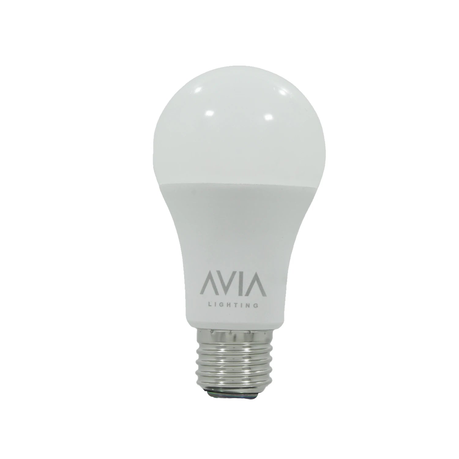Foco LED blanco AVIA LIGHTING, bombilla A19 con base de rosca E27 para iluminación general.