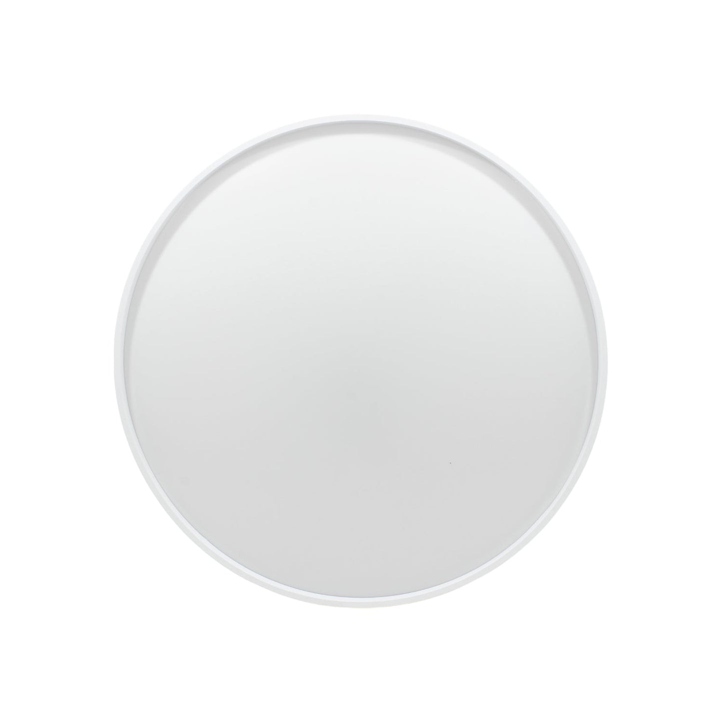 Placa redonda blanca para cubierta de caja eléctrica o punto de luz