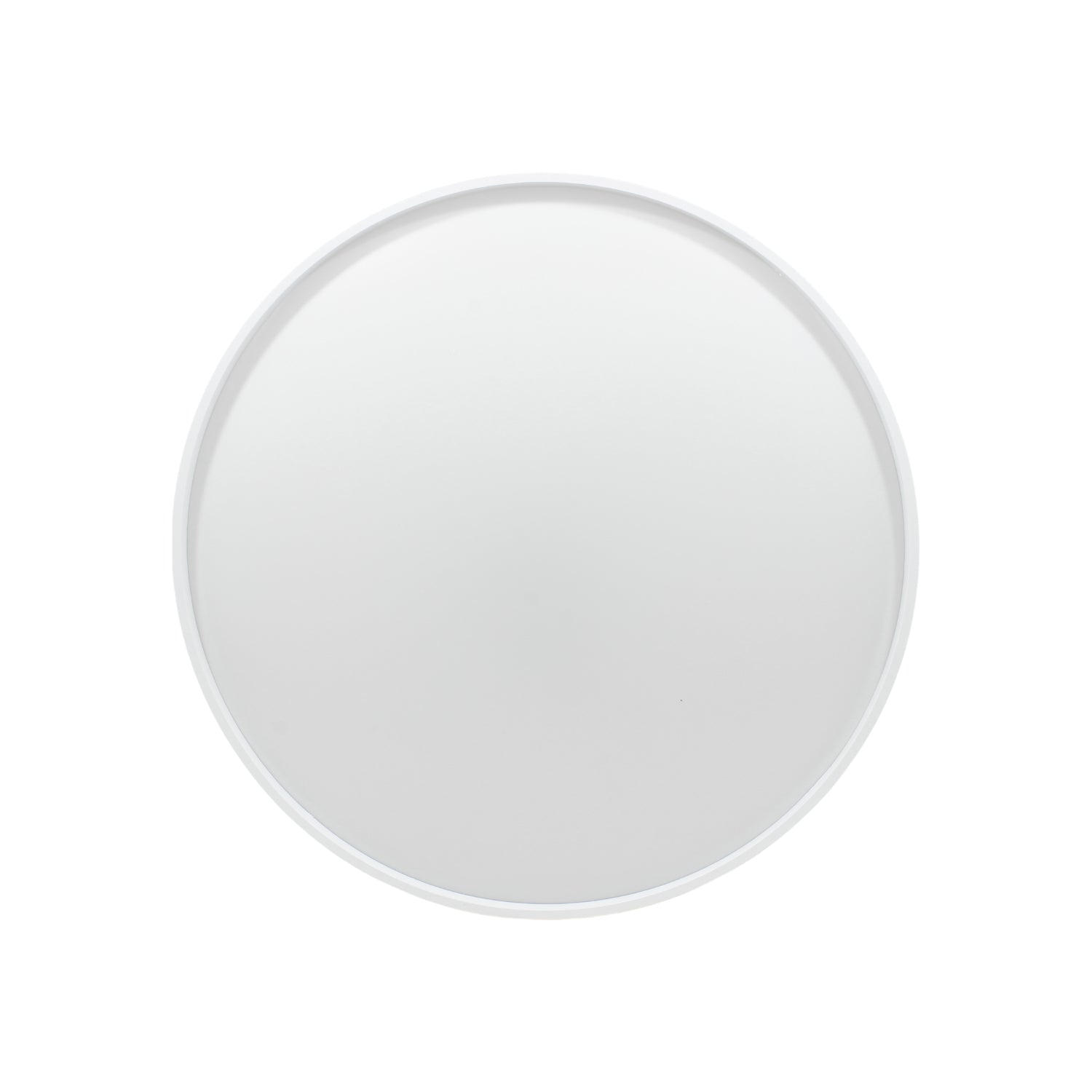 Placa redonda blanca para cubierta de caja eléctrica o punto de luz