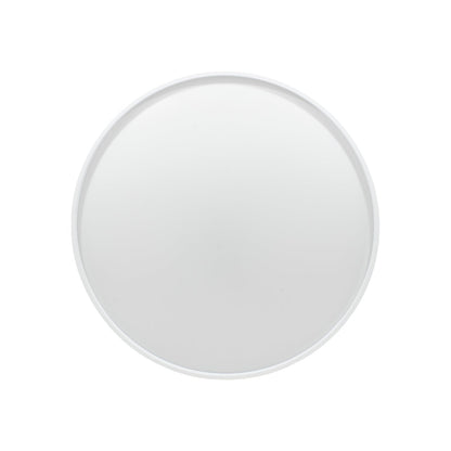 Placa redonda blanca para cubierta de caja eléctrica o punto de luz