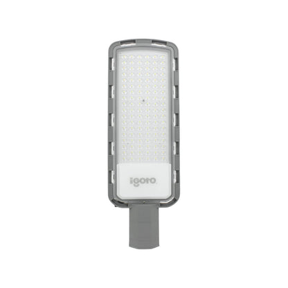 Reflector LED Igoto gris con matriz de diodos, luminaria 100W para alumbrado público y exteriores