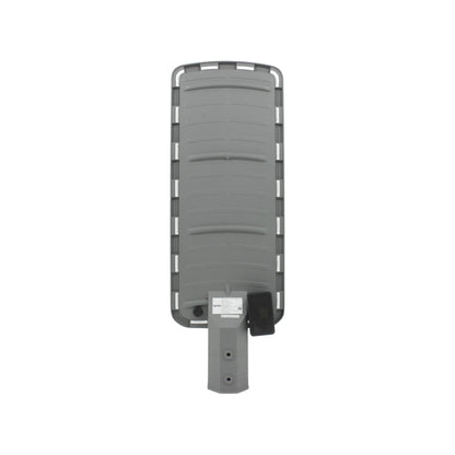 Reflector LED Igoto gris 150W con fotocelda, luminaria para alumbrado público exterior