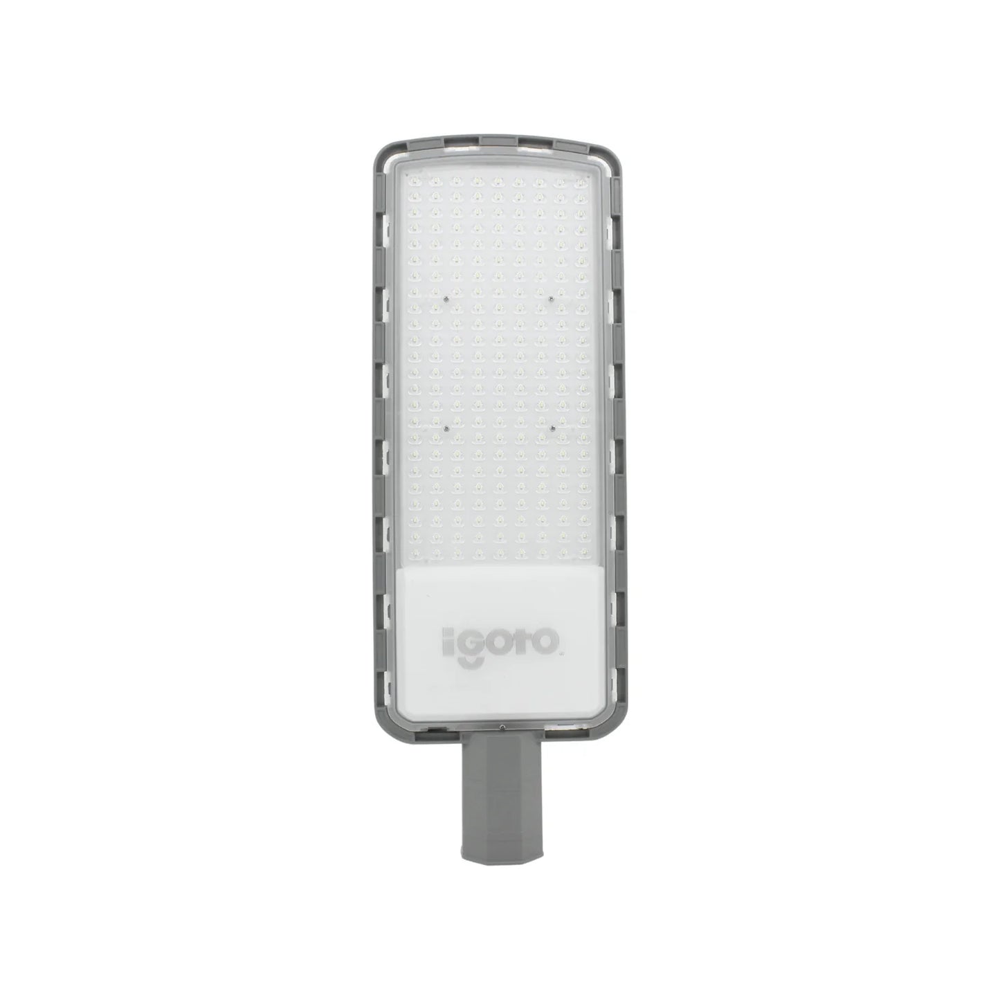 Luminaria LED para iluminación vial y exterior., Diseño moderno y robusto., Base de aluminio., Compartimento independiente para el conjunto óptico y eléctrico., Con fotocelda., Cubierta de policarbonato., 6,500 K\n\nMultivoltaje., 20,000 Lumens., IP65\n\n60 HZ\n\nVida útil de 40,000 horas., Consumo de energía en operación: 200 Wh
