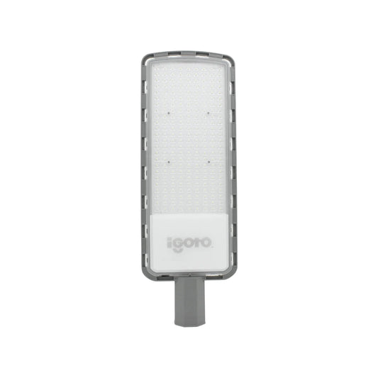 Luminaria LED para iluminación vial y exterior., Diseño moderno y robusto., Base de aluminio., Compartimento independiente para el conjunto óptico y eléctrico., Con fotocelda., Cubierta de policarbonato., 6,500 K\n\nMultivoltaje., 20,000 Lumens., IP65\n\n60 HZ\n\nVida útil de 40,000 horas., Consumo de energía en operación: 200 Wh