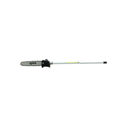 Podadora de altura Igoto para desbrozadora multiusos, motosierra de pértiga para podar ramas, color gris y negro