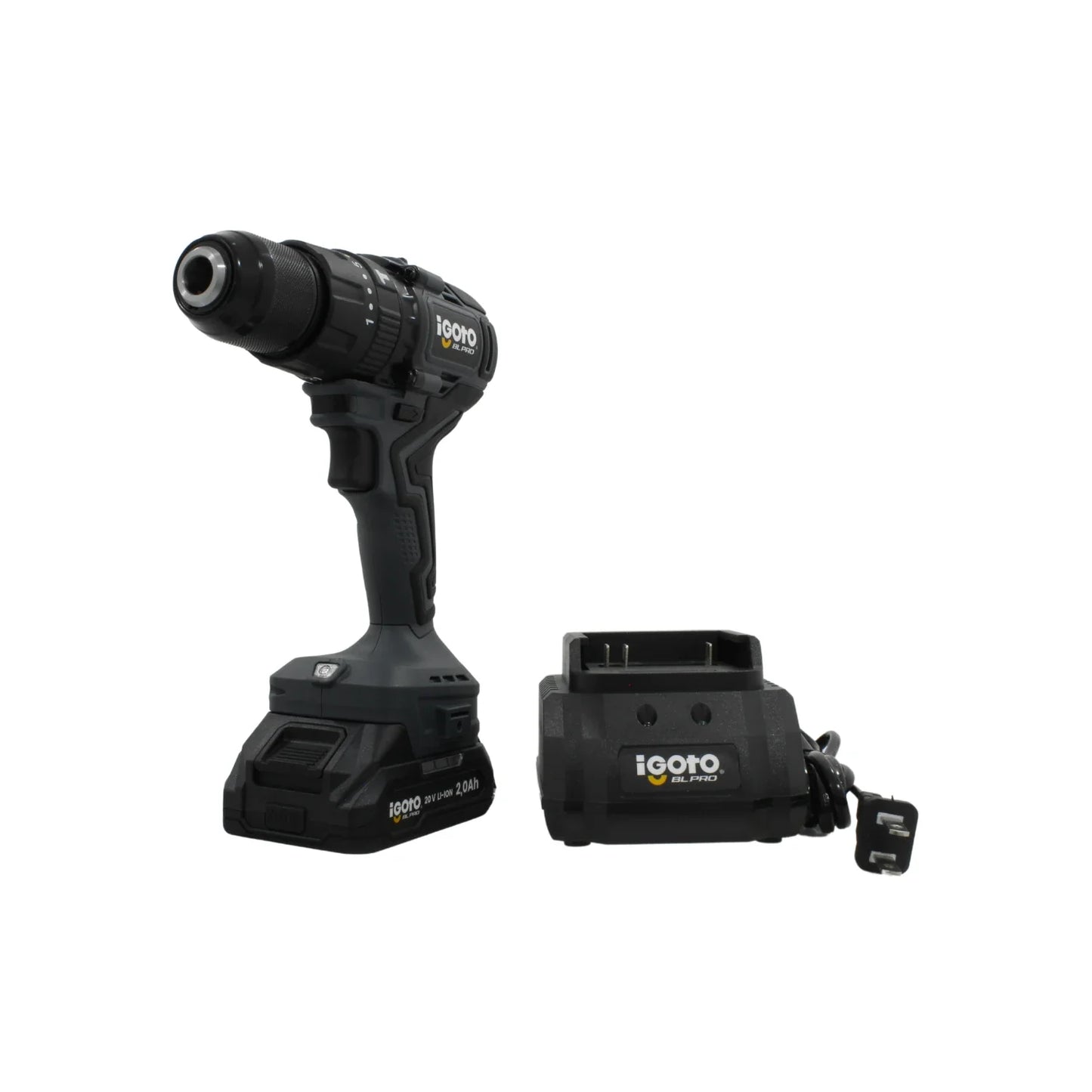 Atornillador inalámbrico Igoto 20 V 1/2" HI1001 BL PRO