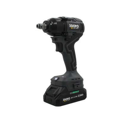 Atornillador de impacto inalámbrico iGoto BL PRO 20V batería de litio gris profesional