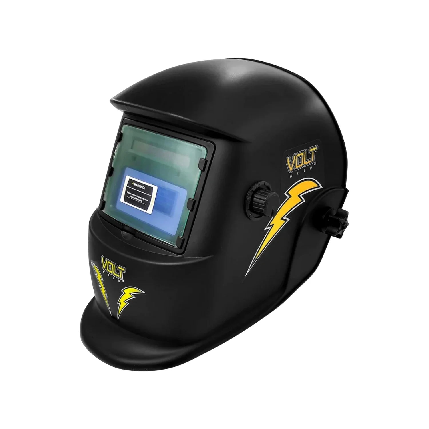Careta electrónica para soldar.,Área de visión 92x42 mm,Celda foto eléctrica.,Se carga al soldar no requiere baterías.,Opción soldar esmerilar cuenta con 2 sensores protección uv/ir oscurecimiento din 16 máximo.