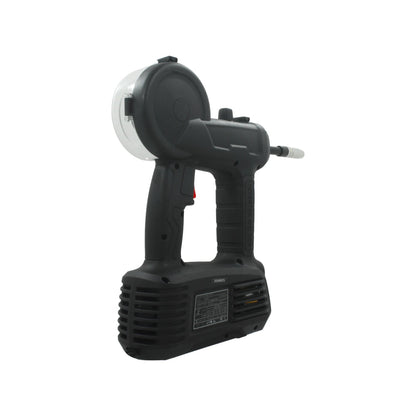 Soldadora inversora tipo pistola 100A negra para soldar con hilo flux portátil