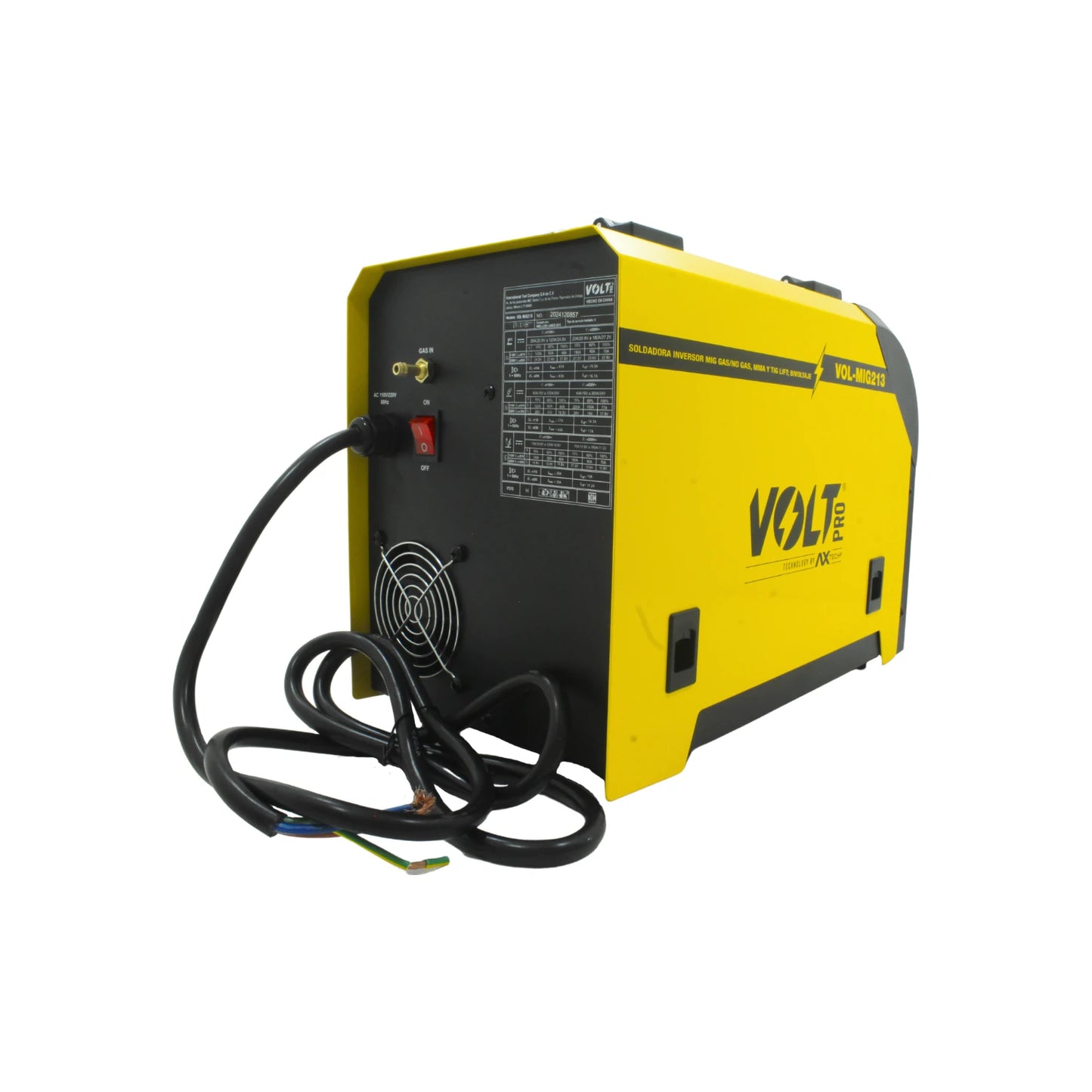 Soldadora/inversora 200A multiprocesos Volt VOL-MIG213