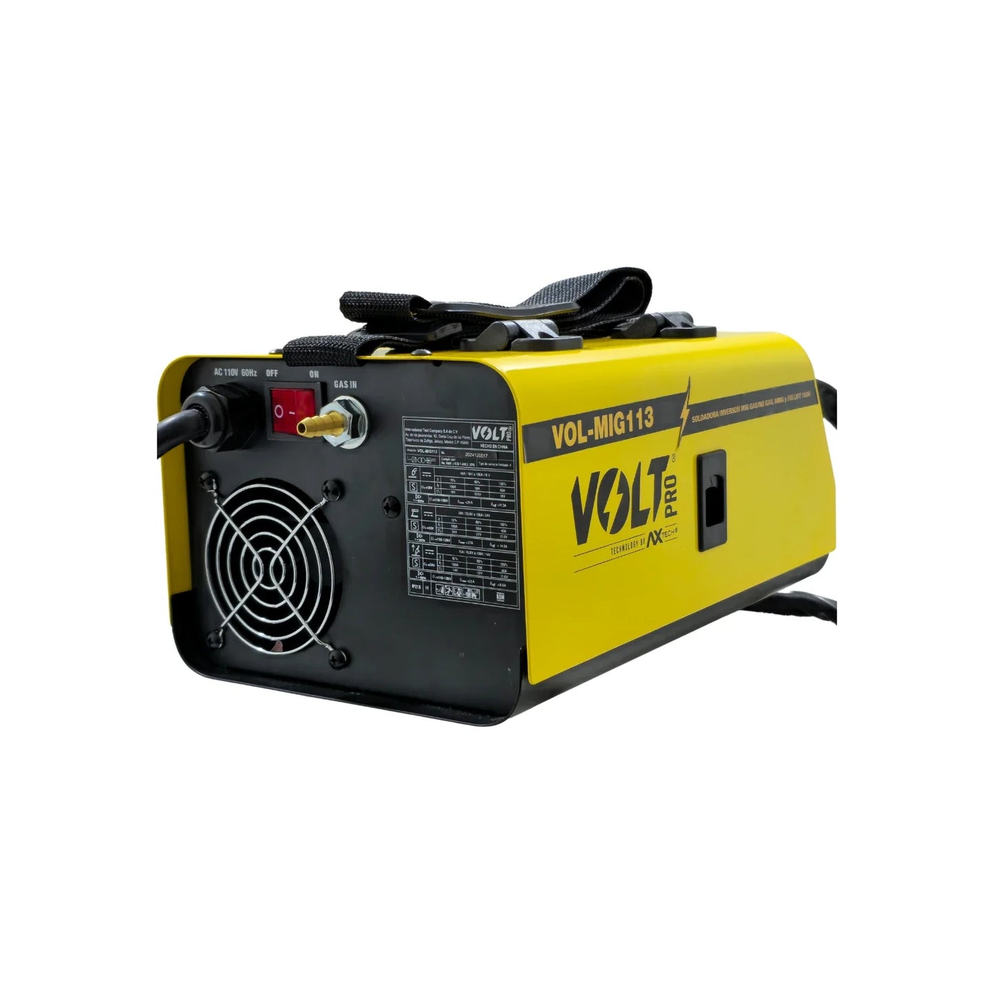 Soldadora/inversora 100 A MIG/MMA/TIG Volt  VOL-MIG113