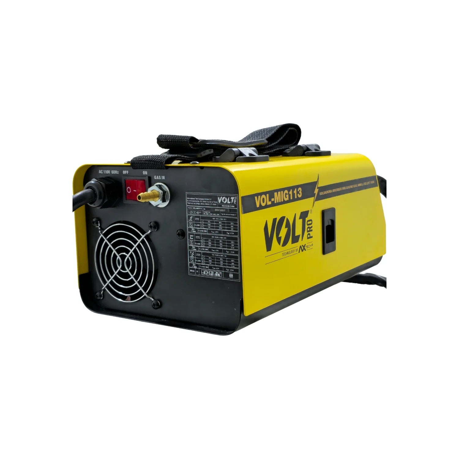 Soldadora/inversora 100 A MIG/MMA/TIG Volt  VOL-MIG113