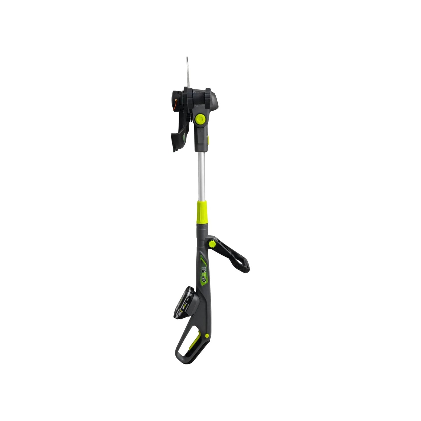 Desbrozadora orilladora inalámbrica Nitro gris y verde 180W para corte y mantenimiento de césped