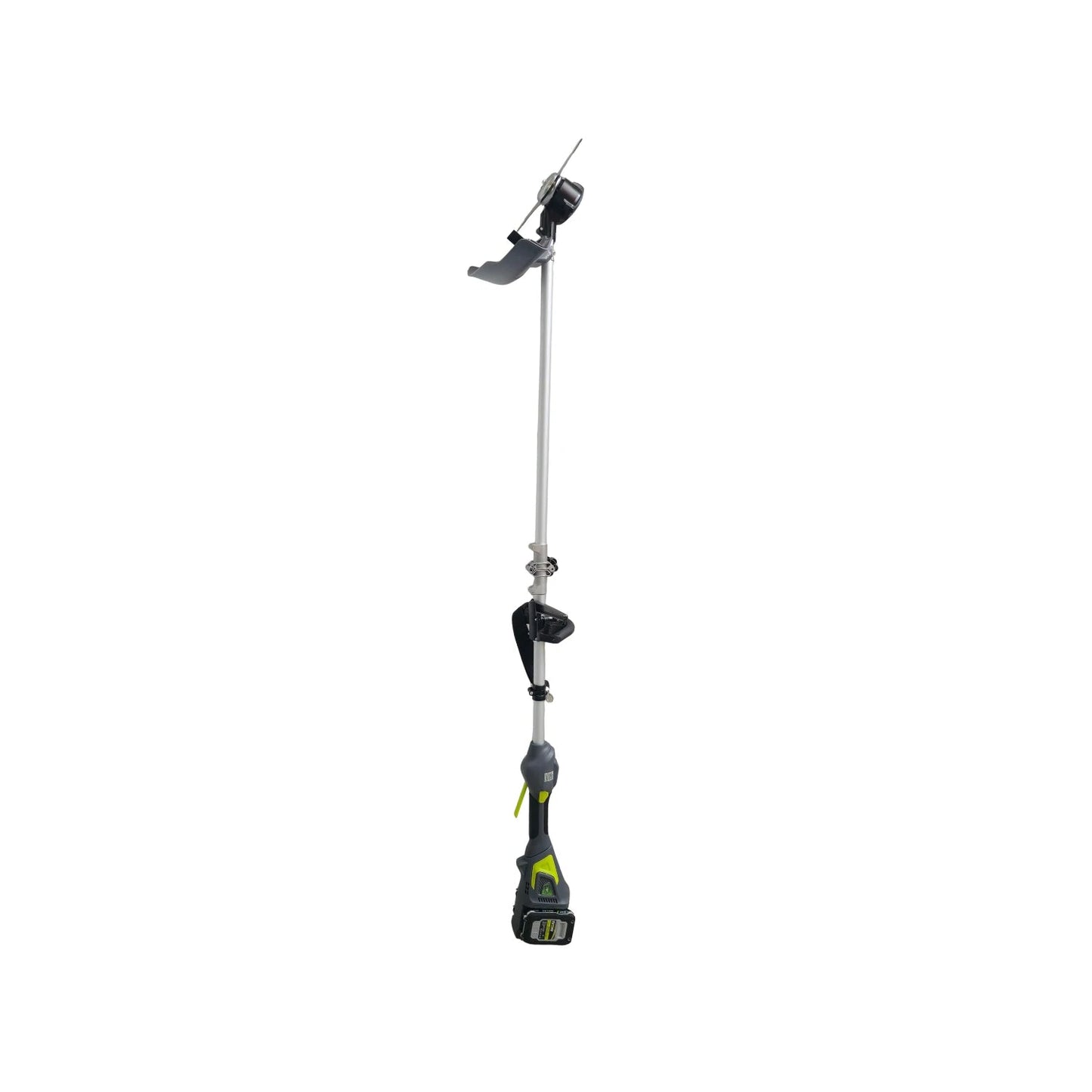 Desbrozadora inalámbrica Nitro 450W verde/negra con batería de litio y mango en D para poda de altura