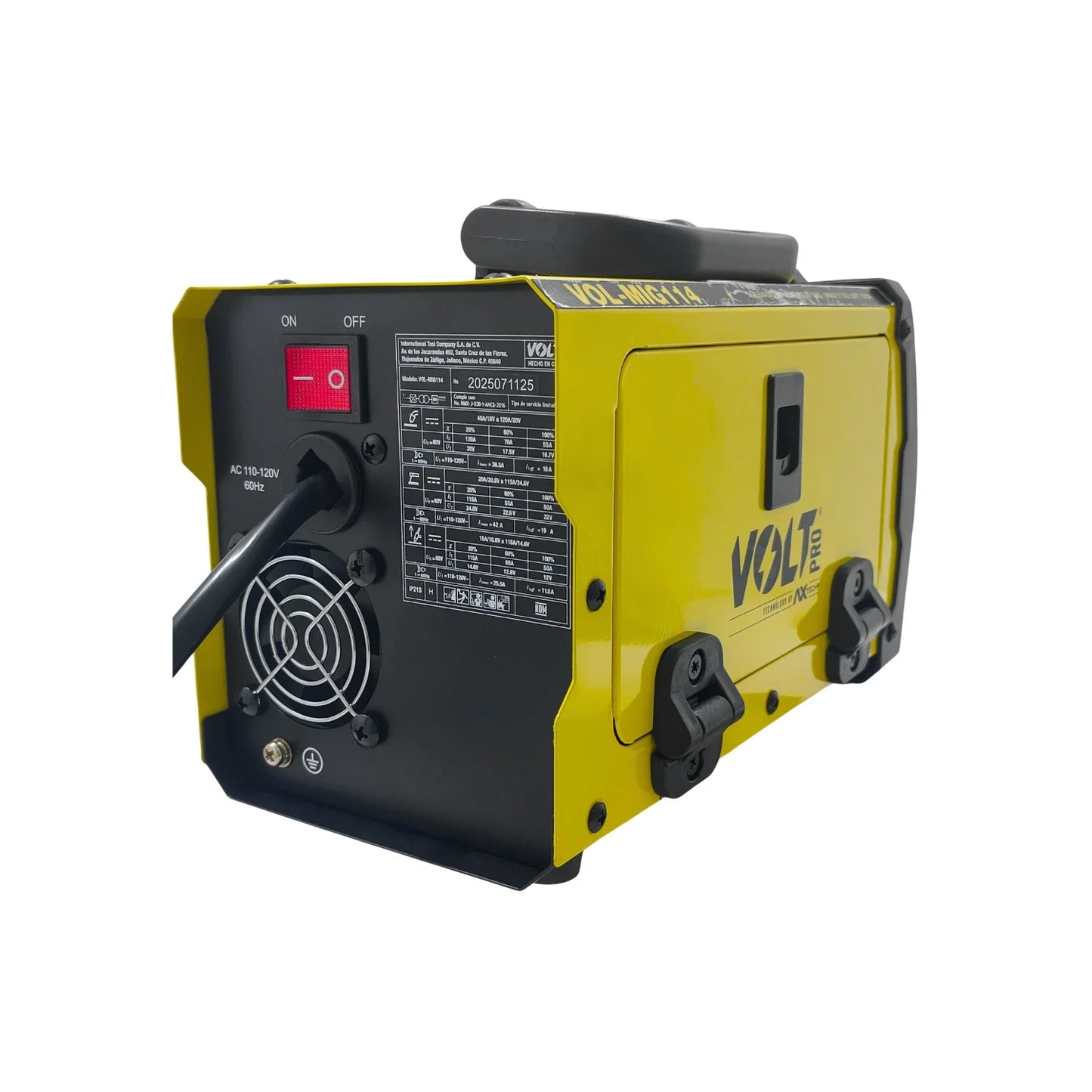 Soldadora/inversora 120 A mig/mma/tig Volt MGI114