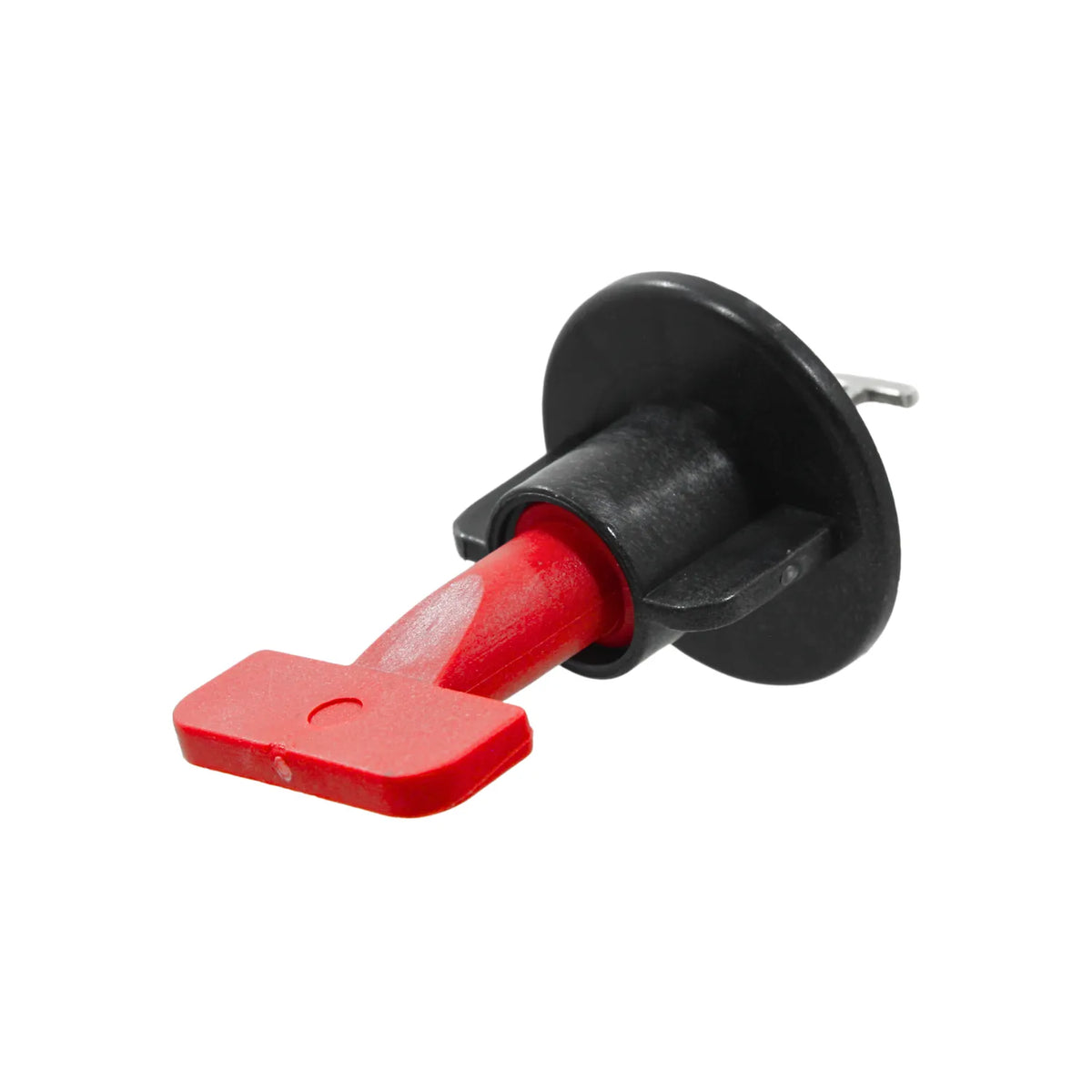 Nivelador de baldosas reutilizable sistema de nivelación de azulejos tipo T con mango rojo y base negra para cerámica
