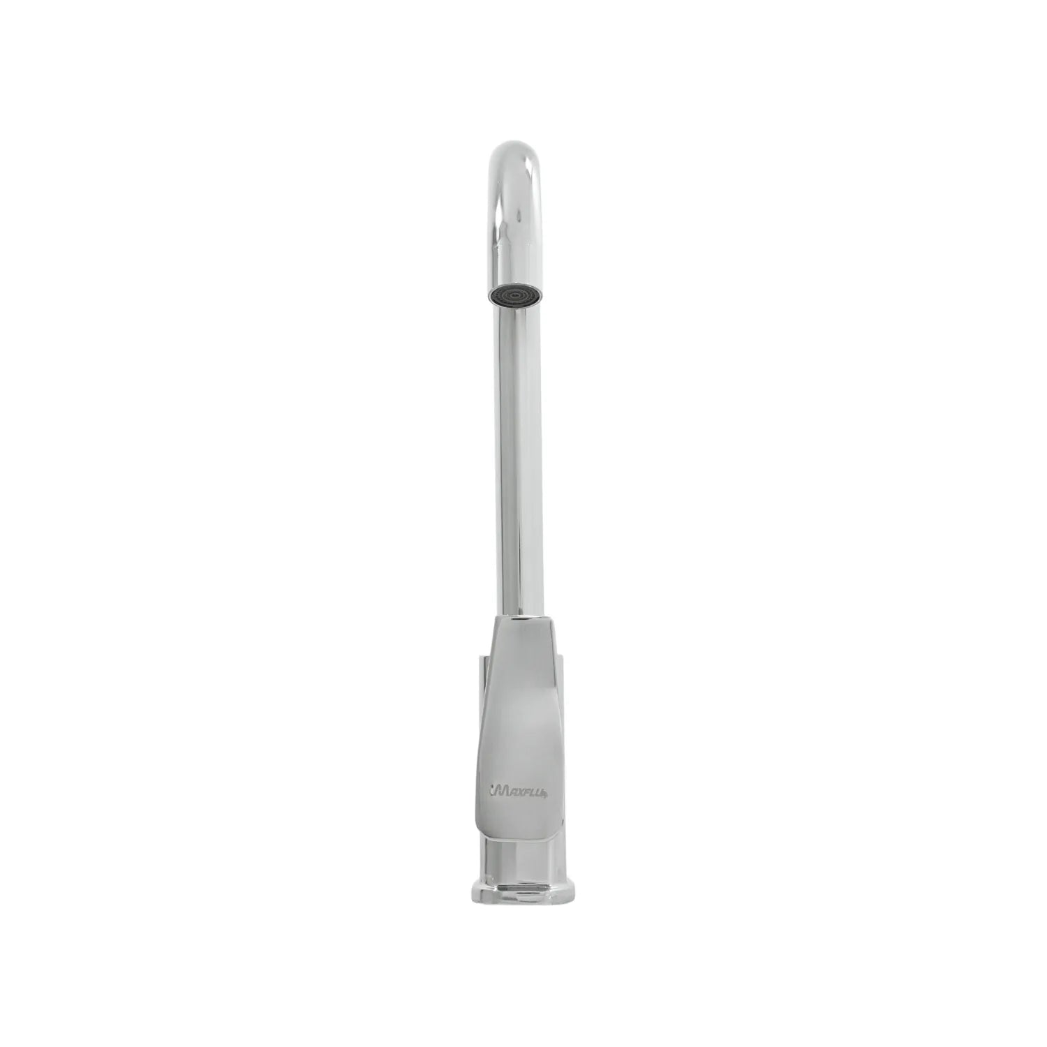 Grifo monomando de cocina cuello alto MAXFLU acabado cromo brillante para fregadero.