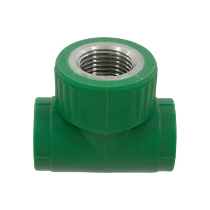 Tee PPR 20 mm (1/2") rosca interior (hembra) Aquaplas