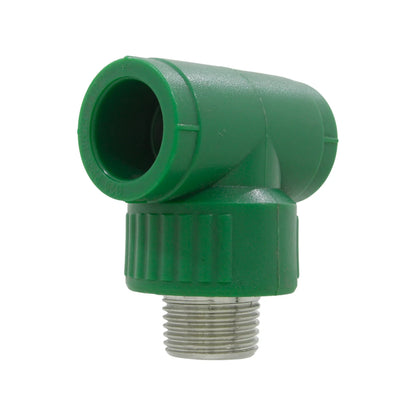 Tee PPR 20 mm (1/2") rosca exterior (macho) Aquaplas