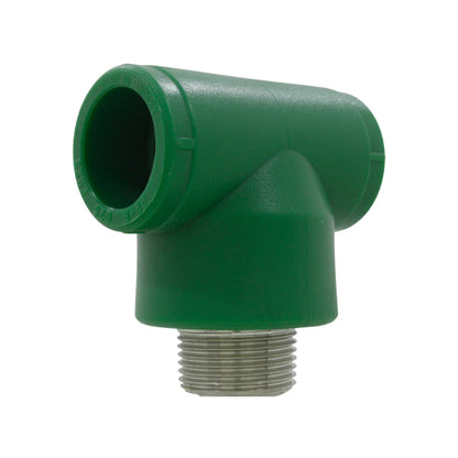 Tee PPR 25 mm (3/4") rosca exterior (macho) Aquaplas