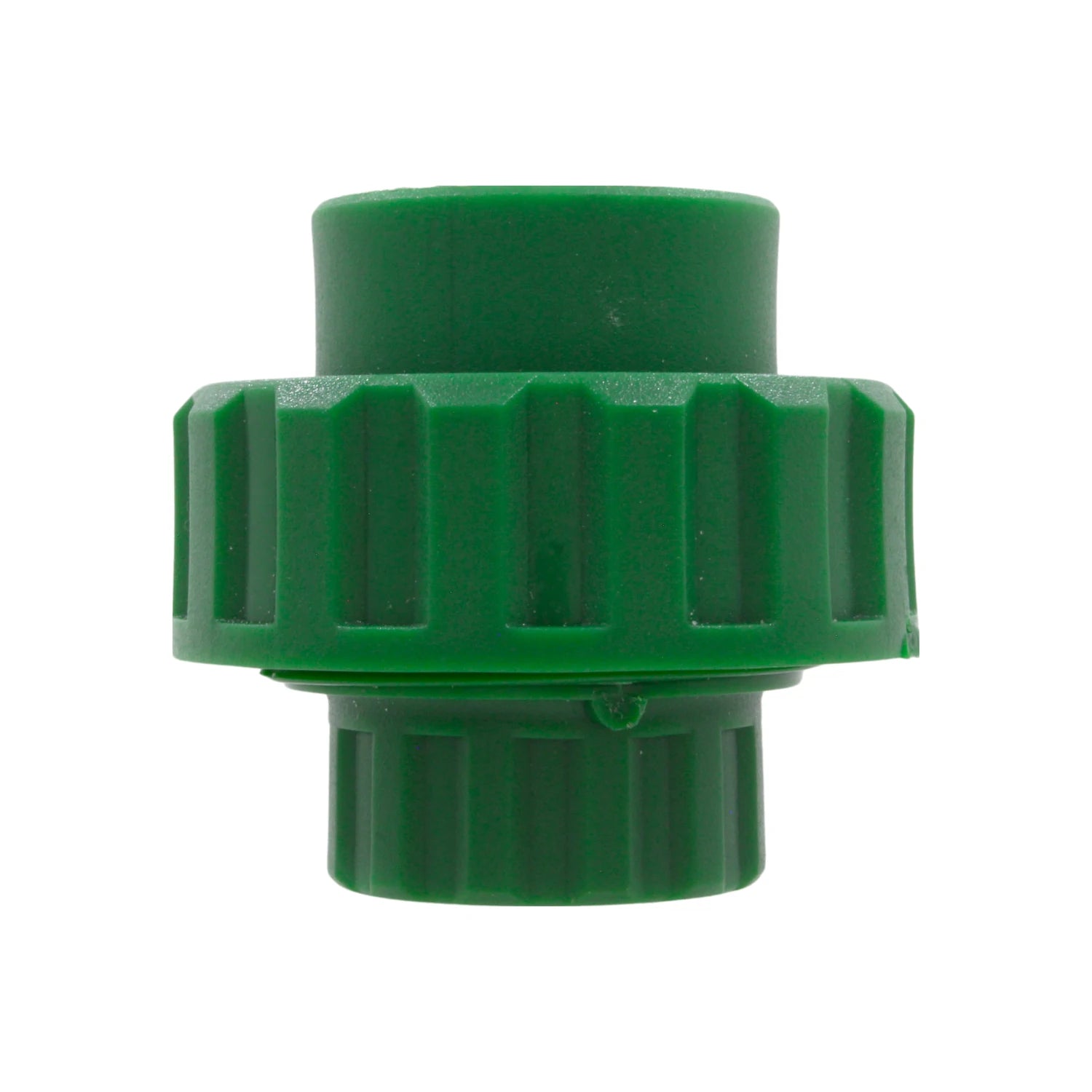 Tuerca unión PPR plástica verde 25mm para tuberías de agua, conector de fontanería