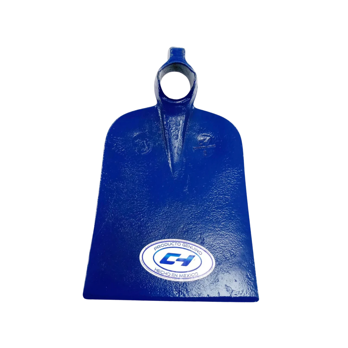 Azadón azul robusto con oreja y martillo integrado, ideal para jardinería y agricultura CH