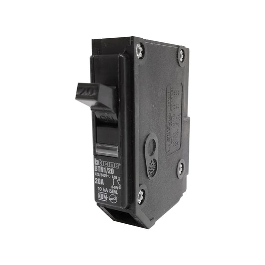 Pastilla térmica de 1 polo 20 A,Protección termo magnética.,Alta resistencia 120 V