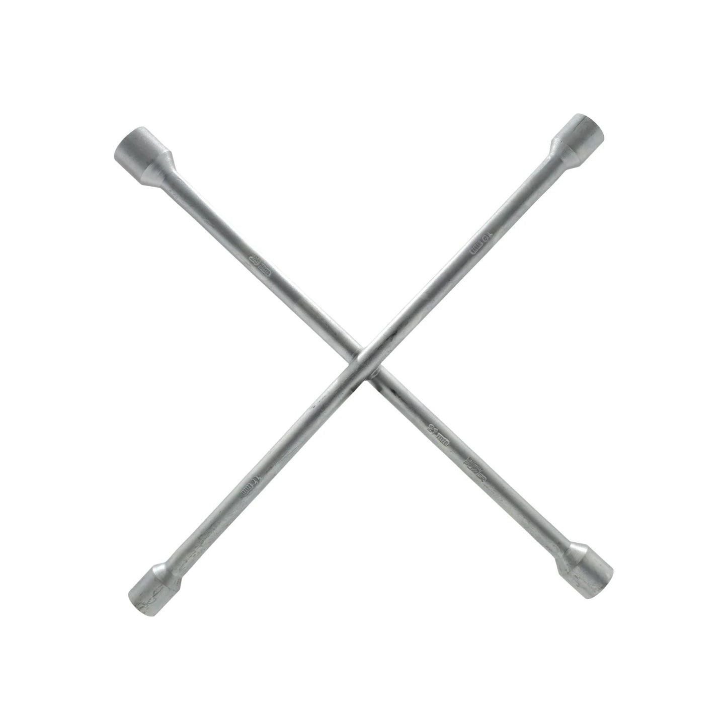 Llave de cruz High Power de 18 pulgadas, acabado metálico, para tuercas de rueda 17mm, 19mm, 21mm, 23mm