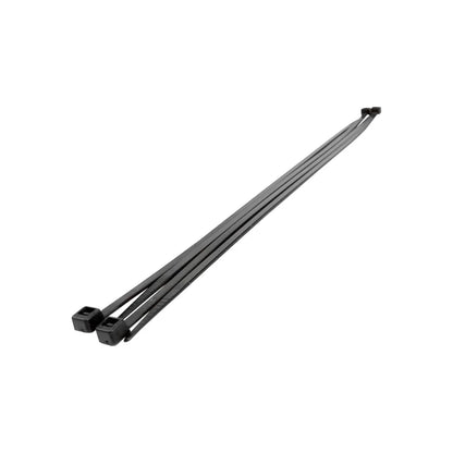 Cincho 12" (30.48 cm) negro 50 piezas Fulgore FU0281
