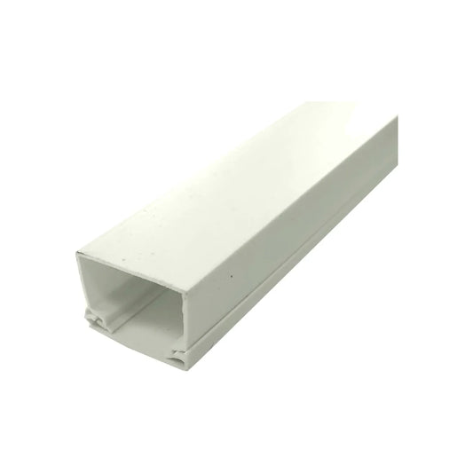Fabricada en PVC,2 metros de largo.,Medida 20x15 de 1 sola vía.,Cuenta con clips internos de alta resistencia para fácil instalación.