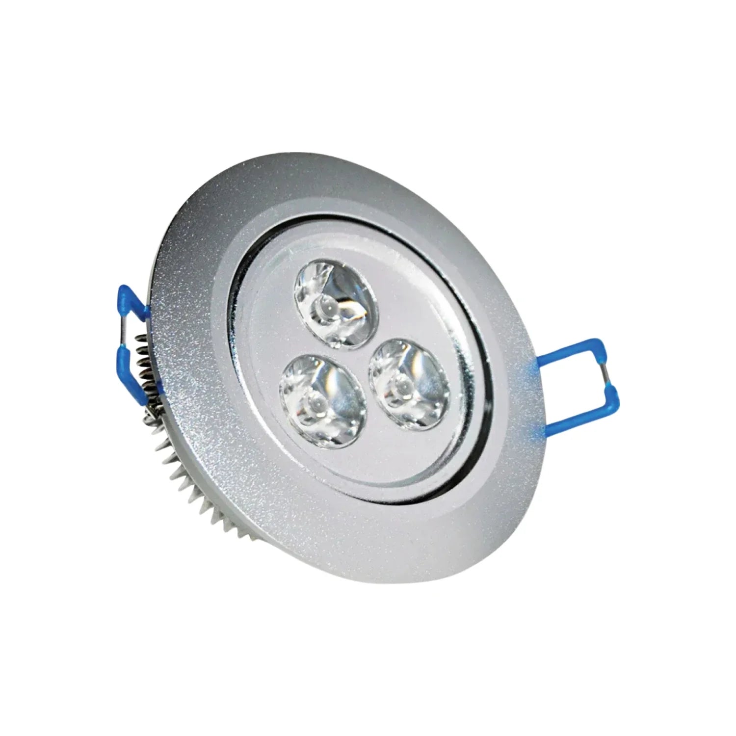 Lámpara de 3 W,3 LEDS de luz fría (ilumina 210 lúmenes).,Dirigible a 30º