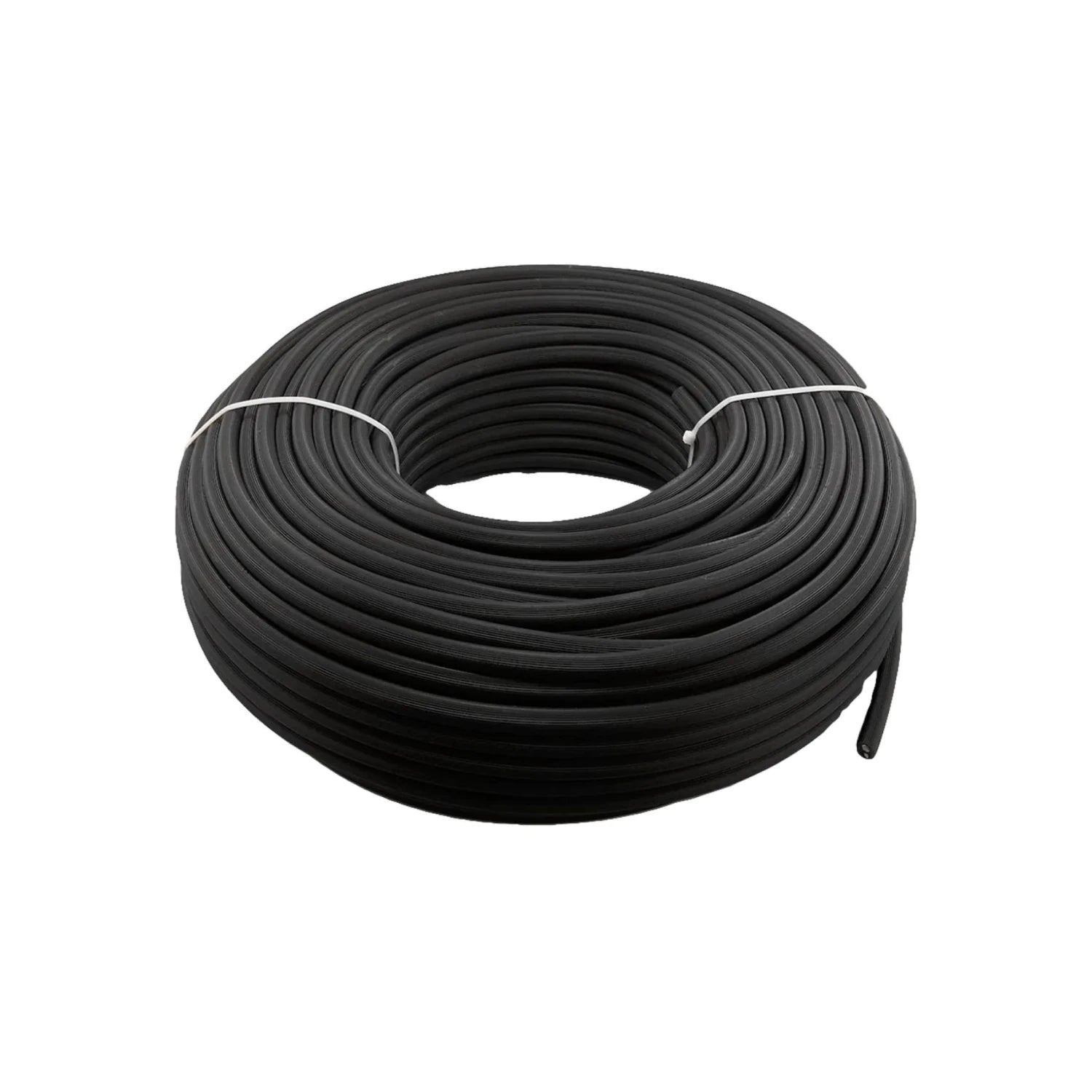 Bobina de cable eléctrico uso rudo 2x10 AWG negro, para intemperie e instalaciones fijas, 100 metros