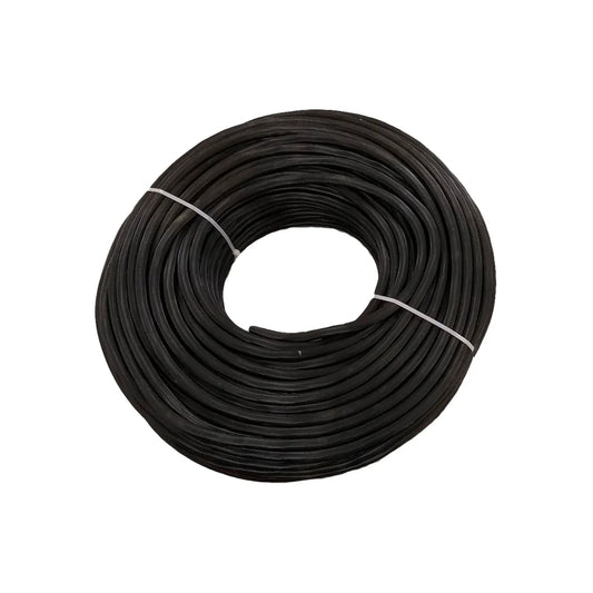 Conductor eléctrico bimetálico (cobre-aluminio).,100 metros de largo.,Aislamiento individual de PVC antiflama.,Cable de uso rudo de 2 conductores.,Cable flexible tensión máxima 300 V,Cable dúplexalucobre calibre 14 de 41 hilos.