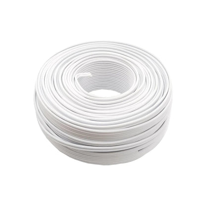 Rollo de cable eléctrico blanco calibre #12 para instalaciones residenciales
