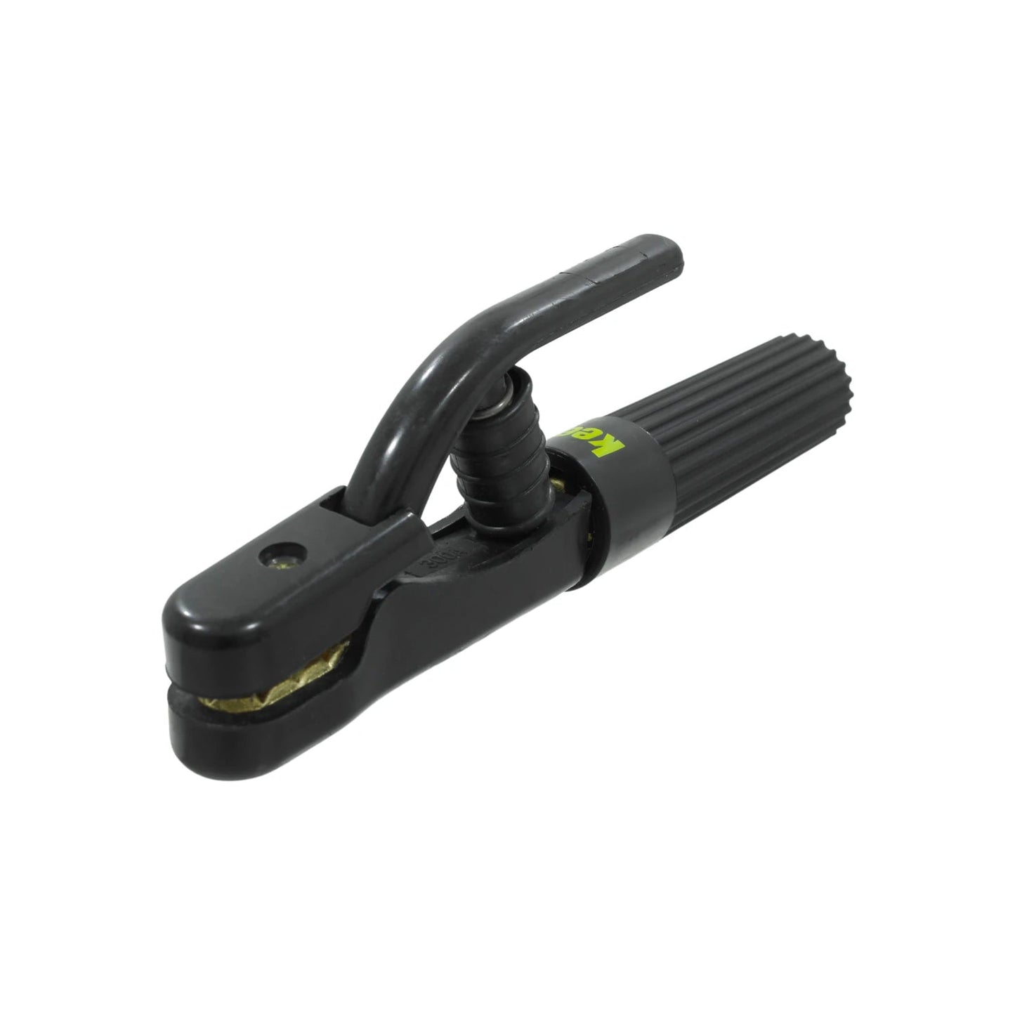 Porta electrodo de soldadura Keer 300 amperios negro para trabajos profesionales.