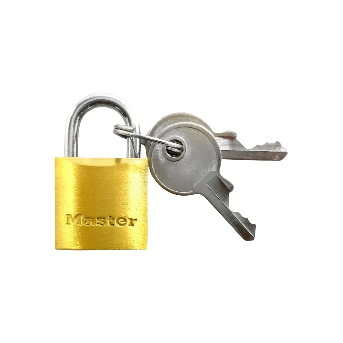 Candado 19 mm gancho corto dorado Master Lock 1900D